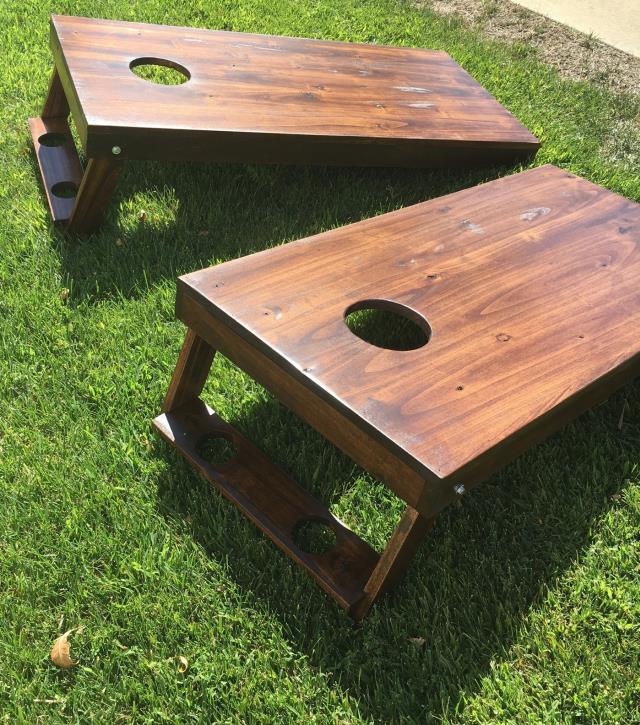 Rental store for cornhole natural wood in Northeast Ohio